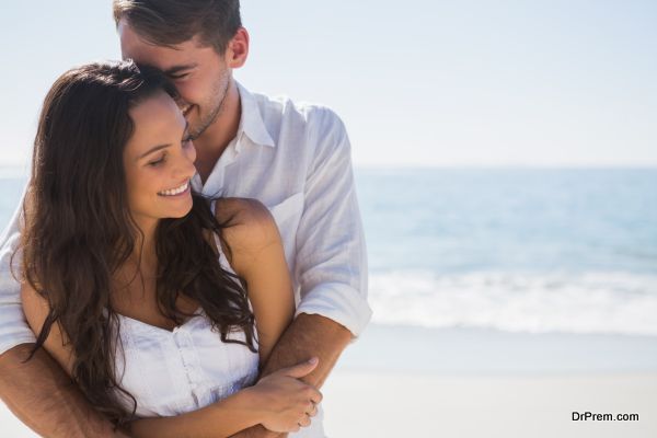 dating on a beach side