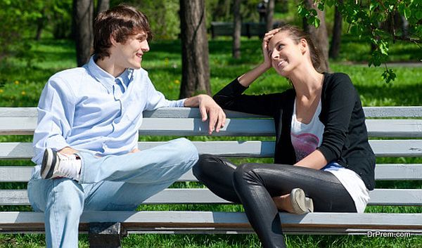 laughing couple